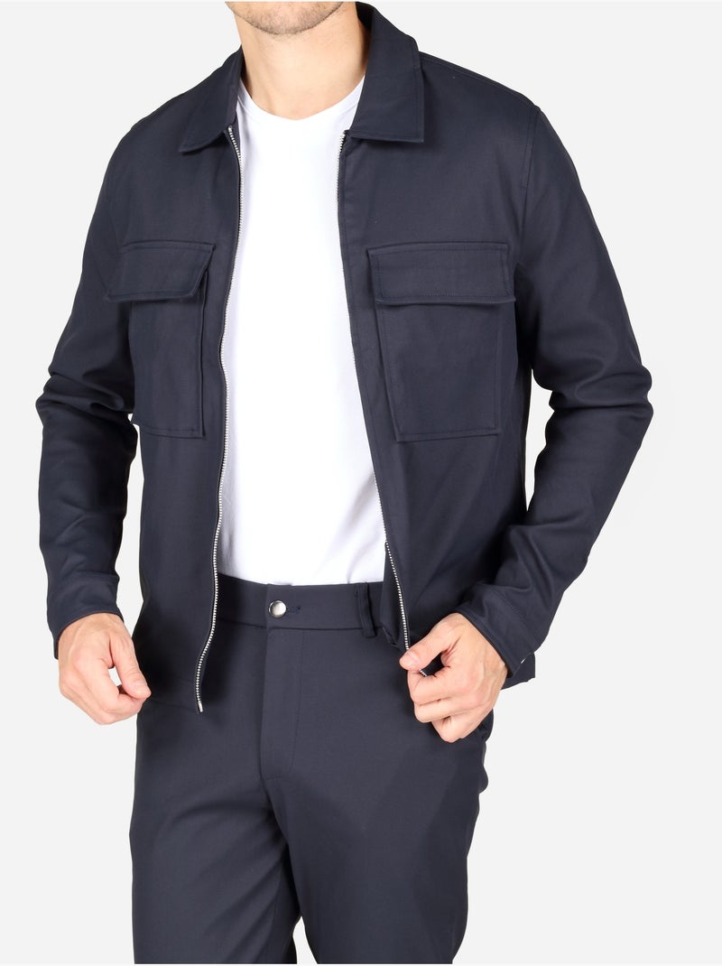 Conjunto de 2 peças com casaco - frilivin Azul escuro - Kiabi