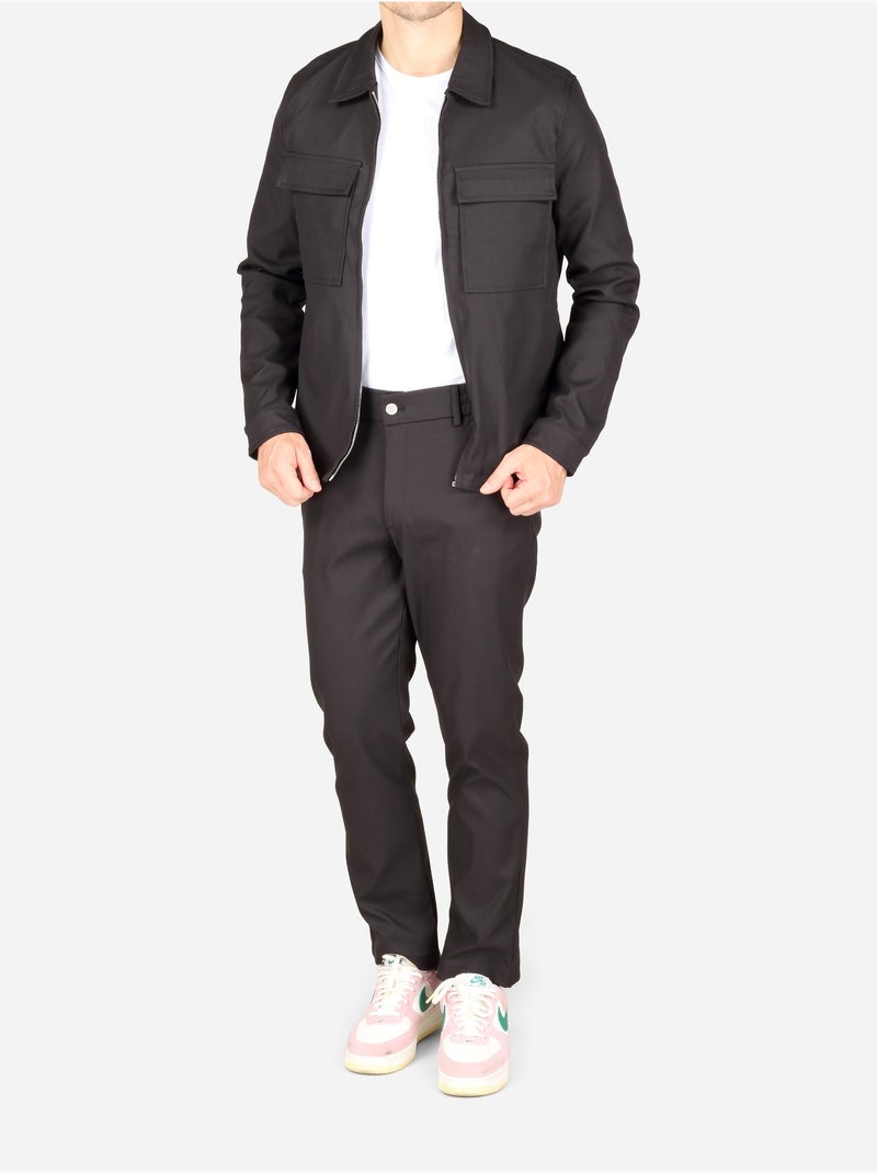 Conjunto de 2 peças com casaco - frilivin Preto - Kiabi