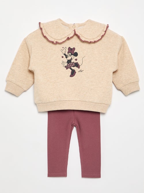 Conjunto de 2 peças \'Disney\' - Sweatshirt + legging - Kiabi