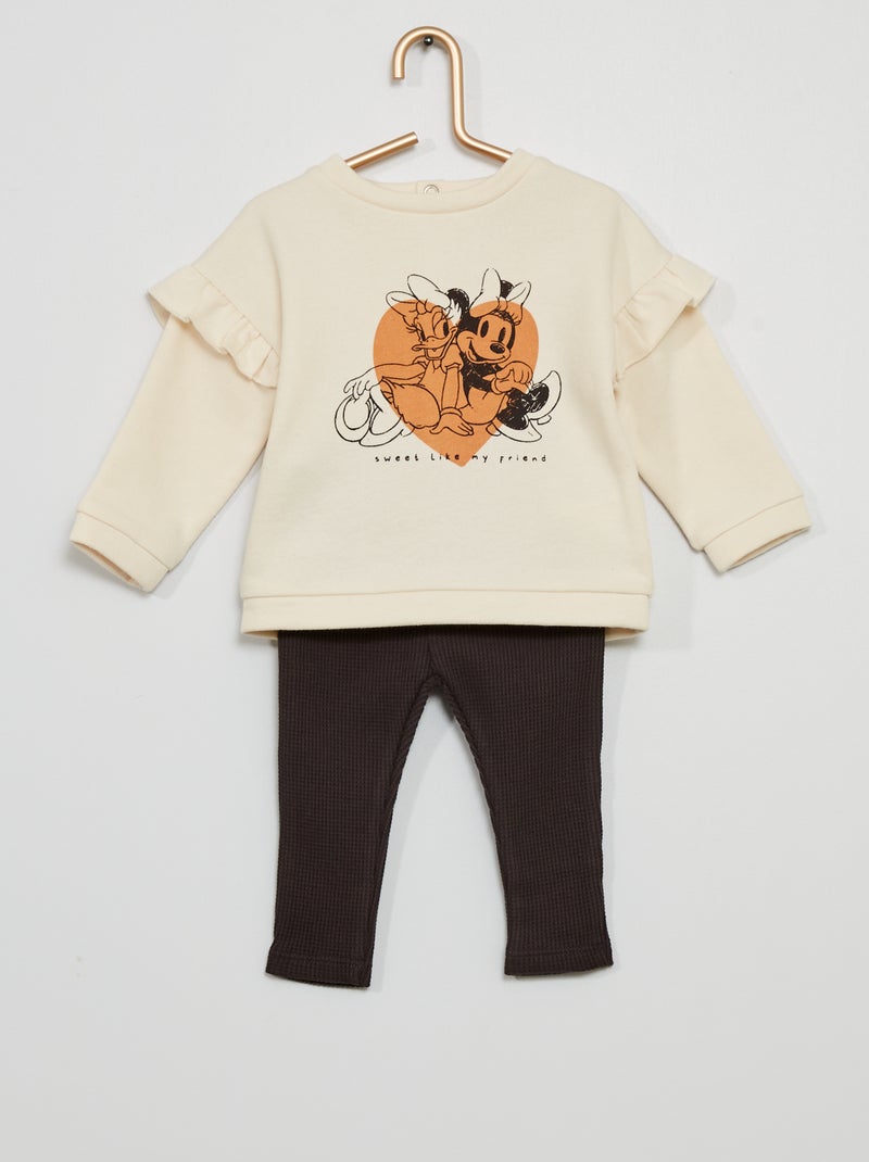 Conjunto de 2 peças 'Disney' BRANCO - Kiabi
