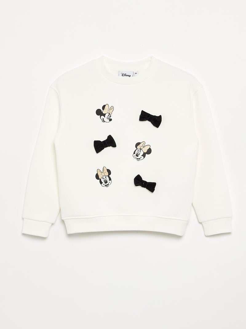 Conjunto de 2 peças 'Disney' 'Minnie' - Sweatshirt + legging Branco - Kiabi