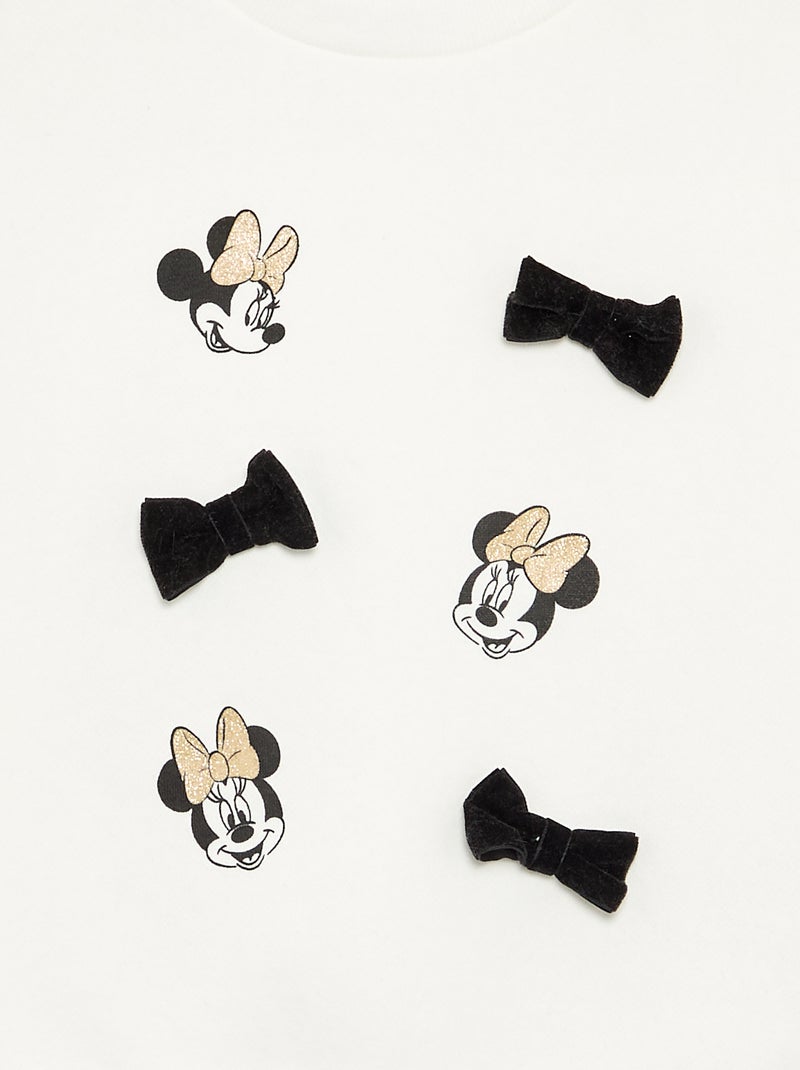 Conjunto de 2 peças 'Disney' 'Minnie' - Sweatshirt + leggings Branco - Kiabi