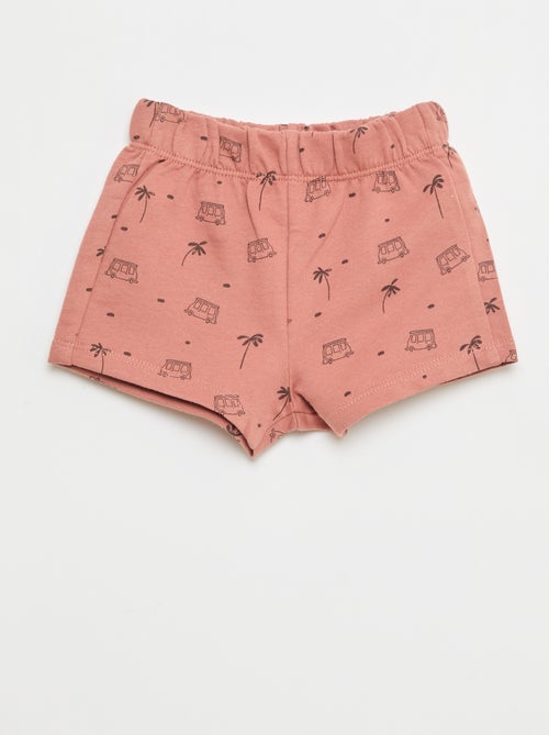 Conjunto de 2 peças em algodão T-shirt + calções - Kiabi