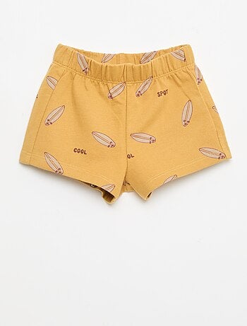 Conjunto de 2 peças em algodão T-shirt + calções