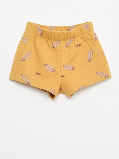 Conjunto de 2 peças em algodão T-shirt + calções - Kiabi