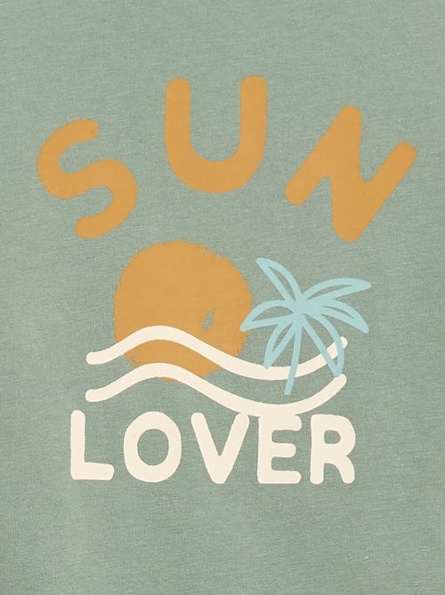 Conjunto de 2 peças em algodão T-shirt + calções - Kiabi