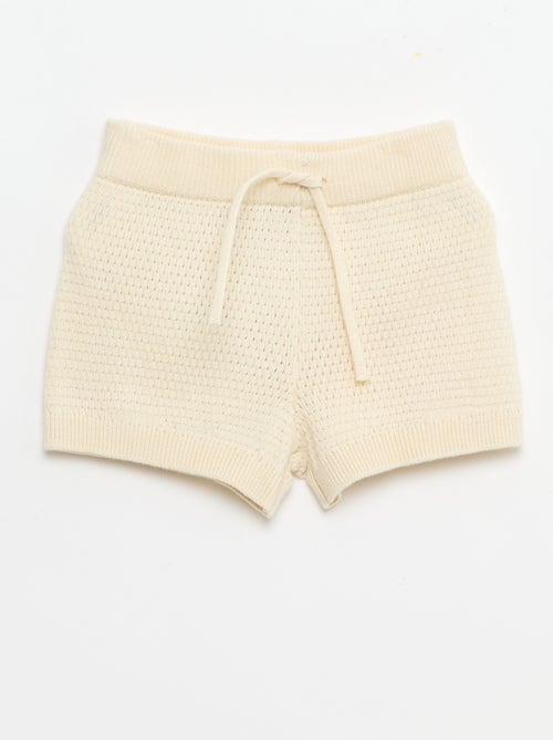 Conjunto de 2 peças em malha - T-shirt polo + calções - Kiabi