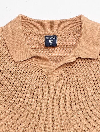 Conjunto de 2 peças em malha - T-shirt polo + calções