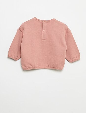 Conjunto de 2 peças em moletão
