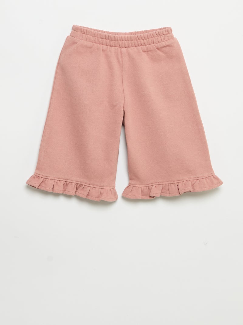 Conjunto de 2 peças em moletão Rosa - Kiabi