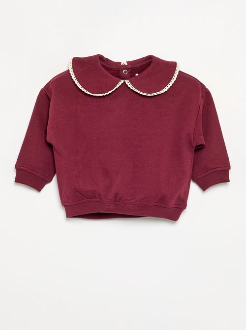 Conjunto de 2 peças em polar - Sweatshirt + calças de jogging - Kiabi