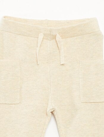 Conjunto de 2 peças em tricô