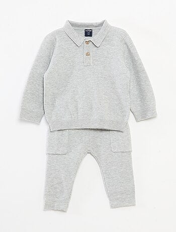 Conjunto 2 peças em tricô