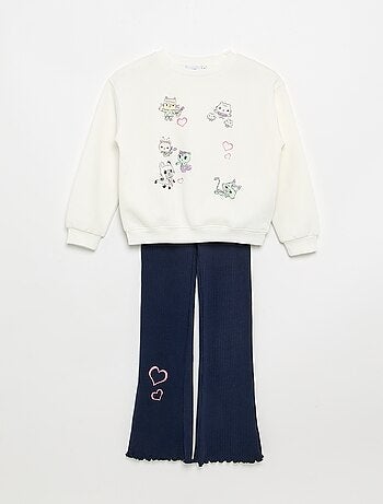 Conjunto de 2 peças 'Gabby e a Casa Mágica' - Sweatshirt + legging