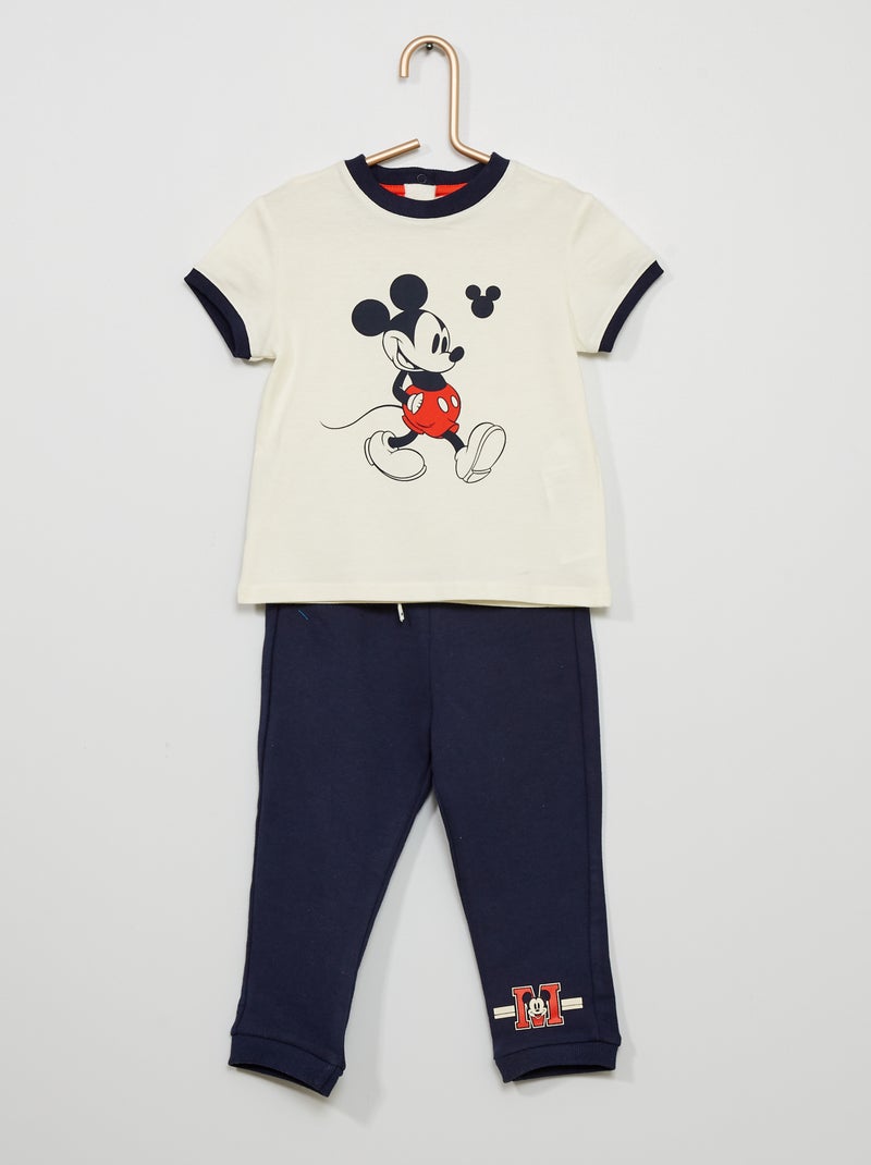 Conjunto de 2 peças 'Mickey' BRANCO - Kiabi