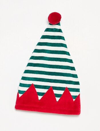 Conjunto de 2 peças 'Natal' em veludo - pijama macacão + gorro