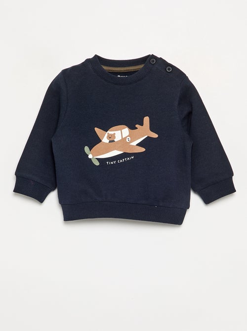 Conjunto de 2 peças  sweatshirt  + calças - Kiabi