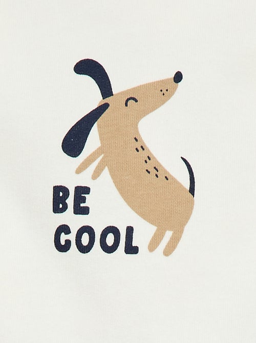 Conjunto de 2 peças  sweatshirt  + calças - Kiabi