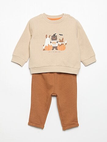 Conjunto de 2 peças sweatshirt + calças