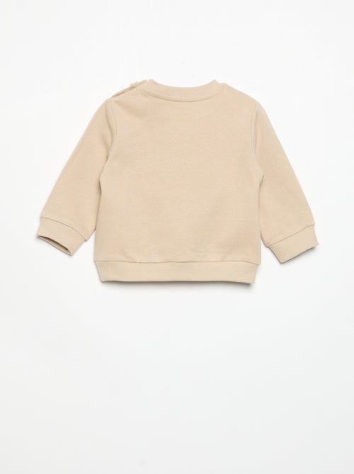 Conjunto de 2 peças  sweatshirt  + calças - Kiabi