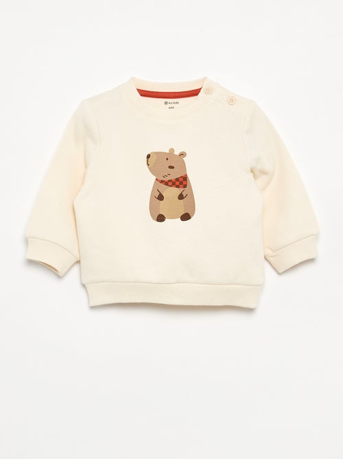 Conjunto de 2 peças  sweatshirt  + calças - Kiabi