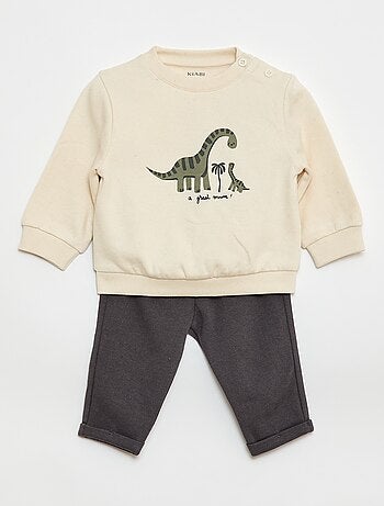 Conjunto de 2 peças sweatshirt + calças