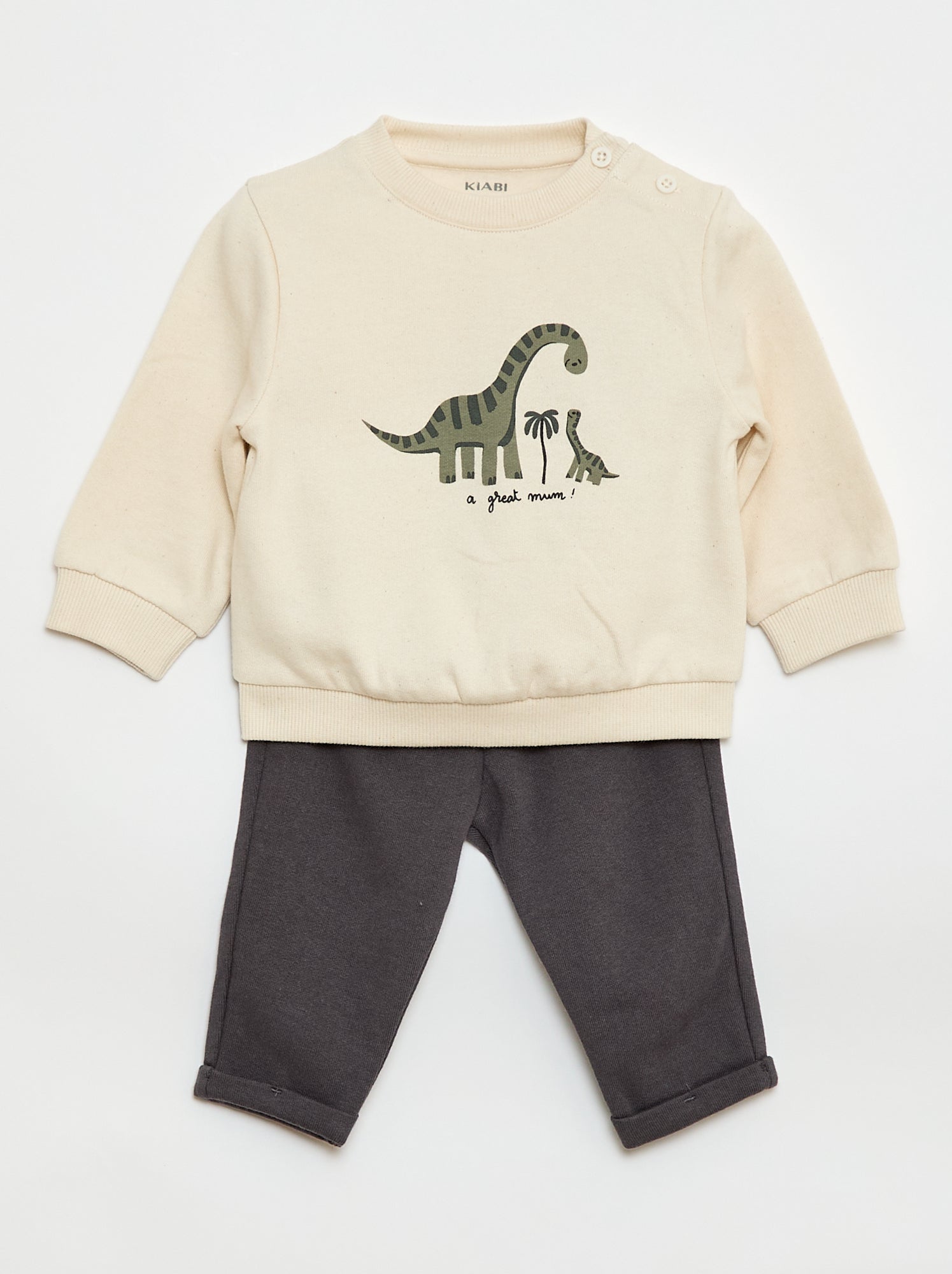 Conjunto de 2 peças  sweatshirt  + calças