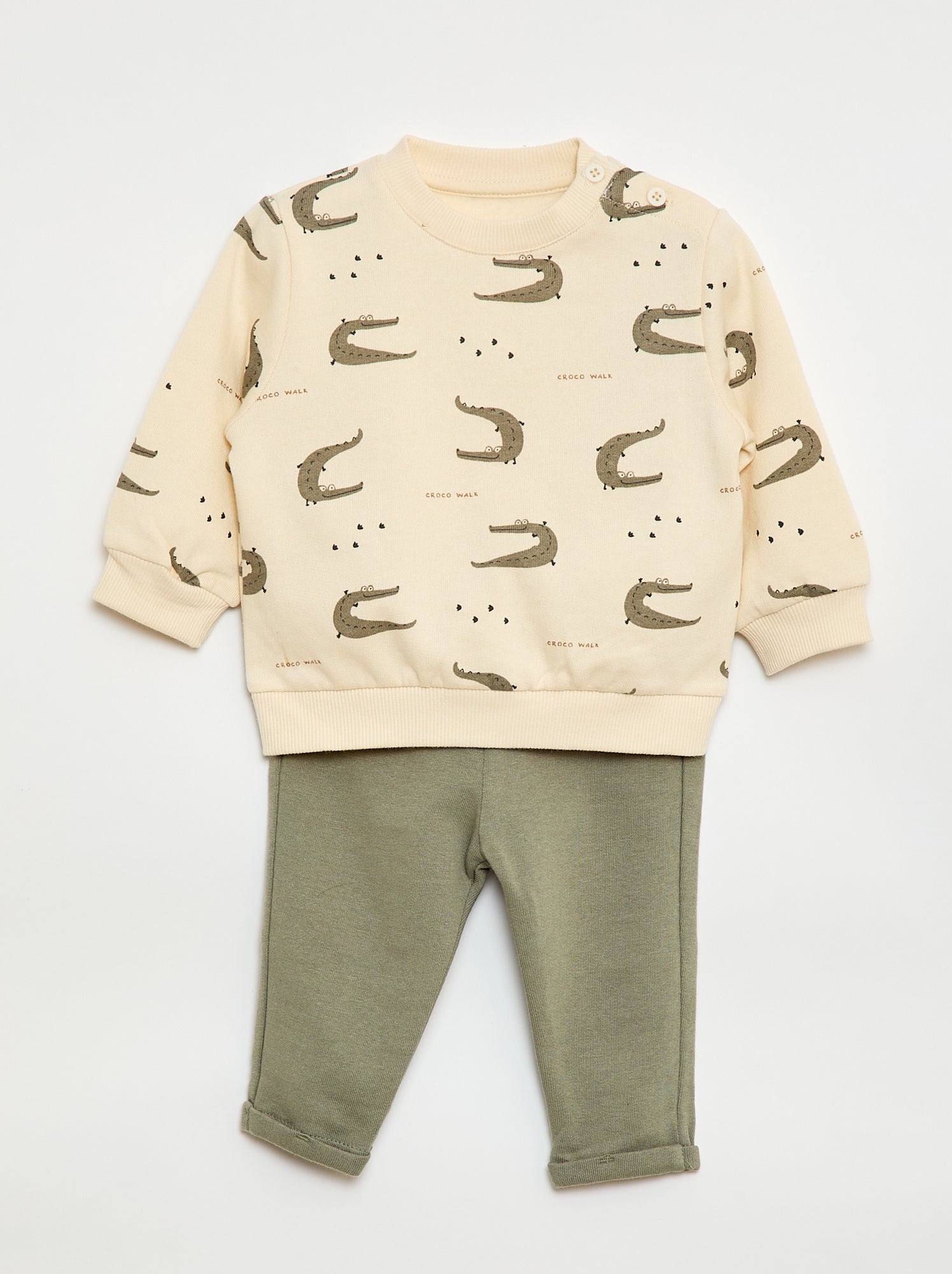 Conjunto de 2 peças sweatshirt + calças