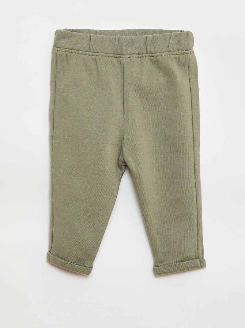 Conjunto de 2 peças  sweatshirt  + calças Branco - Kiabi