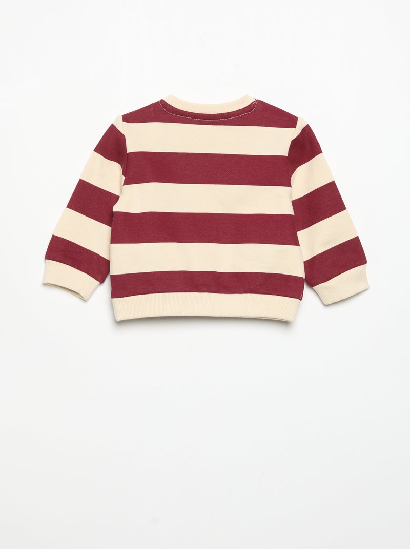 Conjunto de 2 peças  sweatshirt  + calças Branco - Kiabi