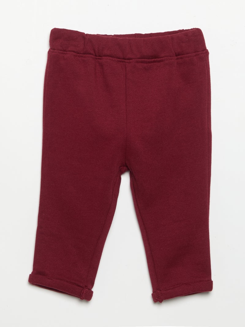 Conjunto de 2 peças  sweatshirt  + calças Branco - Kiabi