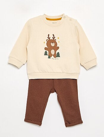 Conjunto de 2 peças sweatshirt + calças