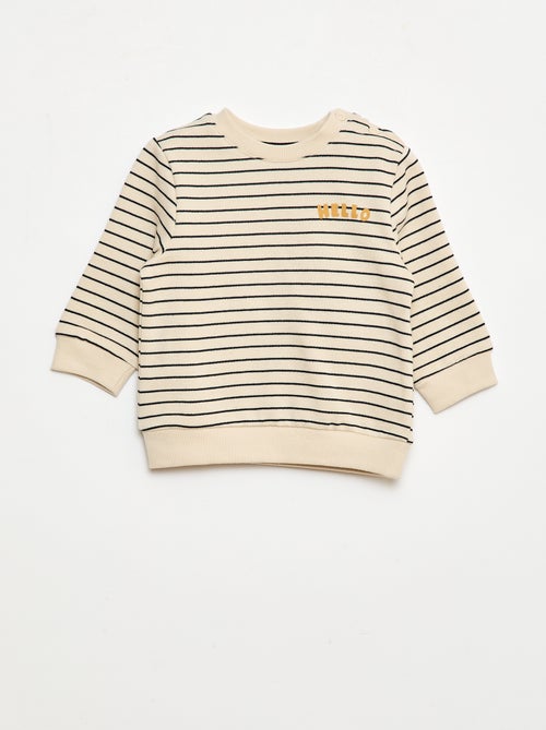 Conjunto de 2 peças  sweatshirt  + calças - Kiabi