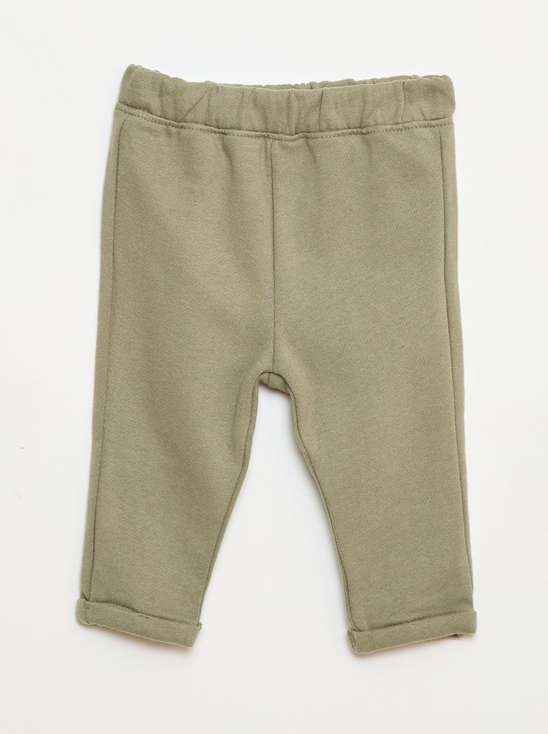 Conjunto de 2 peças  sweatshirt  + calças Branco - Kiabi