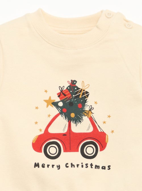 Conjunto de 2 peças  sweatshirt  + calças - Kiabi