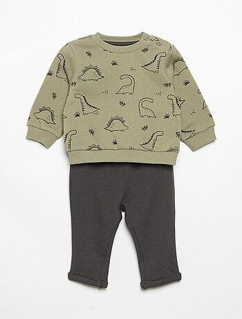 Conjunto de 2 peças sweatshirt + calças