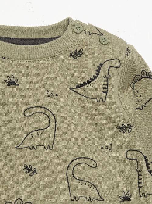 Conjunto de 2 peças  sweatshirt  + calças - Kiabi