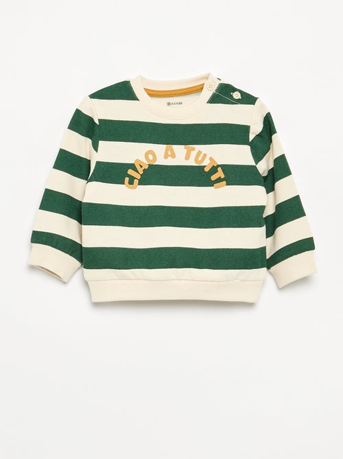 Conjunto de 2 peças  sweatshirt  + calças - Kiabi