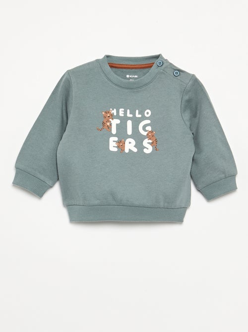 Conjunto de 2 peças  sweatshirt  + calças - Kiabi