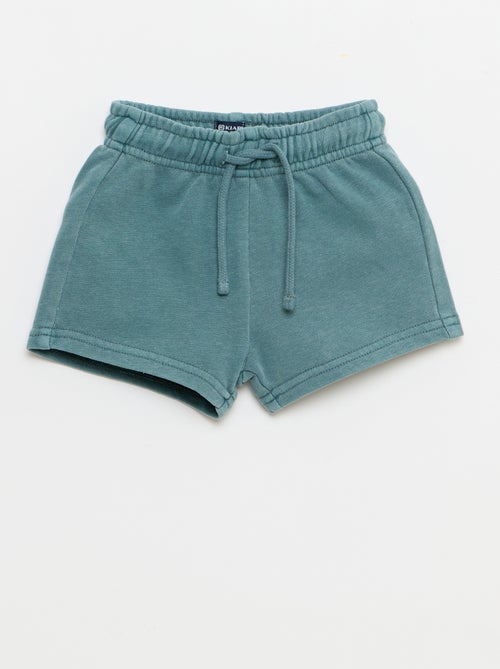 Conjunto de 2 peças: t-shirt bordada + calções - Kiabi