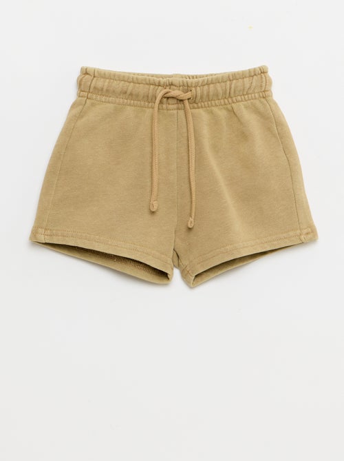 Conjunto de 2 peças: t-shirt bordada + calções - Kiabi