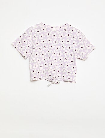 Conjunto de 2 peças T-shirt e calças flare