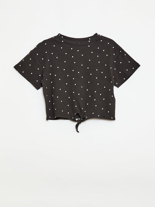 Conjunto de 2 peças T-shirt e calças flare - Kiabi