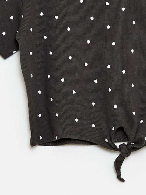 Conjunto de 2 peças T-shirt e calças flare - Kiabi