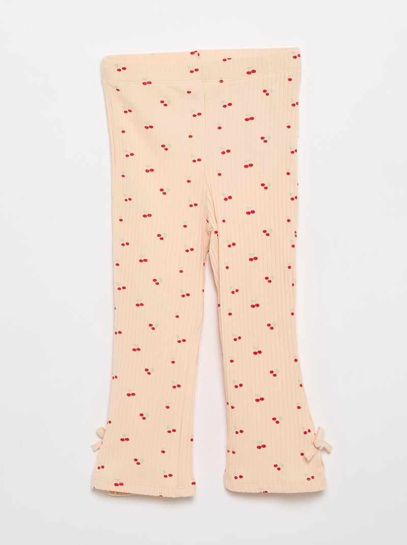 Conjunto de 2 peças T-shirt + legging Rosa - Kiabi