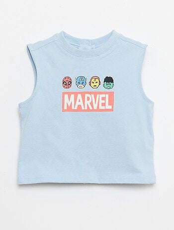 Conjunto de 2 peças top sem mangas + calções 'Marvel'