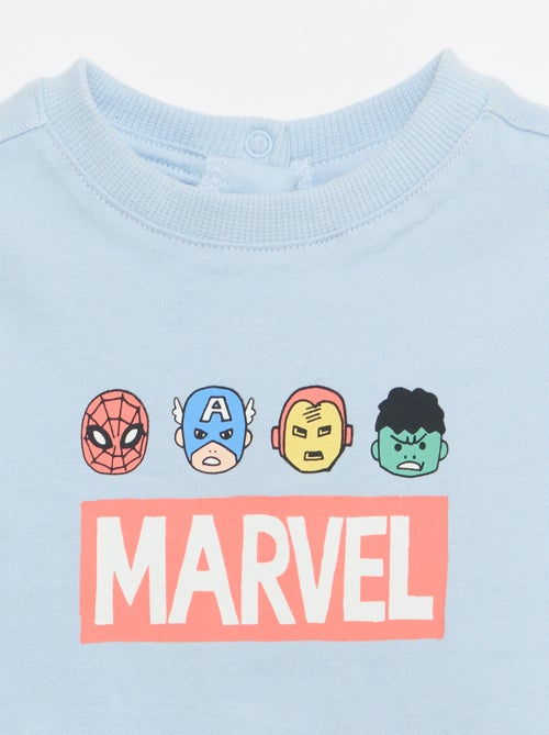 Conjunto de 2 peças top sem mangas + calções 'Marvel' - Kiabi