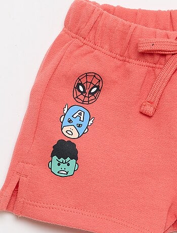 Conjunto de 2 peças top sem mangas + calções 'Marvel'