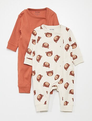 Conjunto de 2 pijamas - coleção fácil de vestir