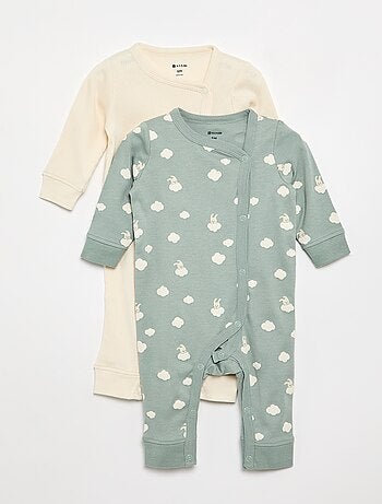 Conjunto de 2 pijamas - coleção fácil de vestir